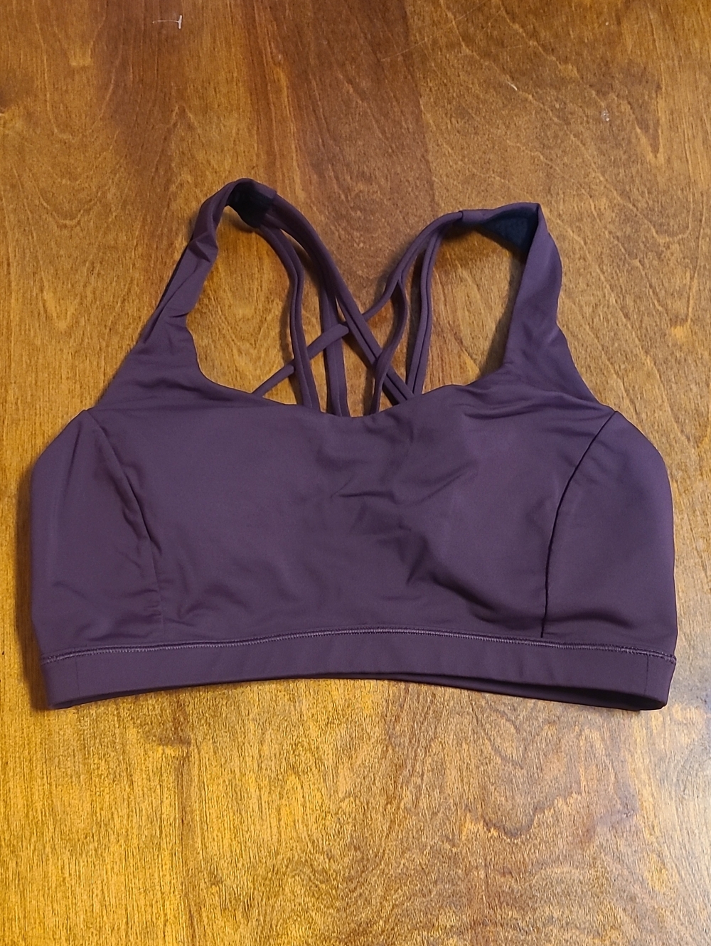 lululemon athletica Strappy Plum Sports Bra